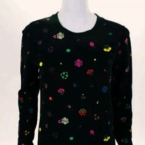 Kenzo Paris embroidered sweatshirt dress, size S